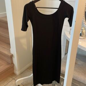 Stretch black dress